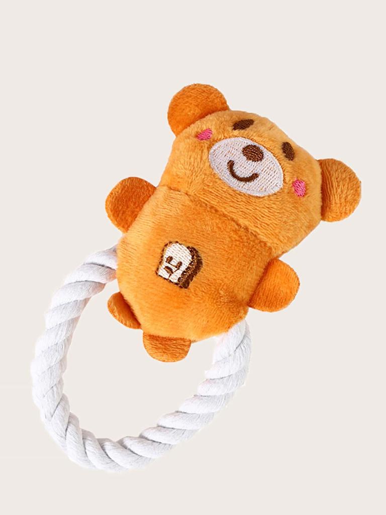 1 шт.-Плюшевые игрушки-компаньоны для питомцев, Интерактивные игрушки для собак, Игрушки для грызения - Случайные цвета