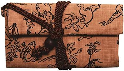 Maruzen Travel Choju Giga Животные x 1 x см Кошелек, (Мультяшные картины), Коричневый, 17.5 9.5