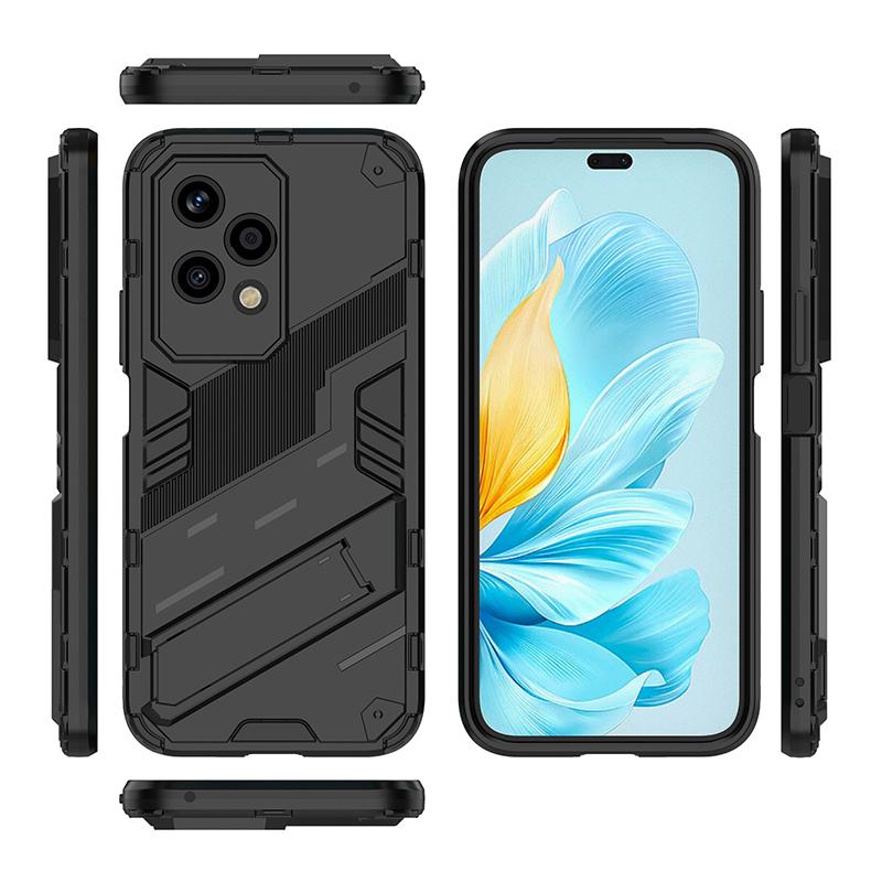 Для Honor 200 Lite 5G чехол противоударный бронированный чехол для телефона для Xonor Honer Honar 200Lite Honor200lite автомобильный магнитный держатель задняя крышка