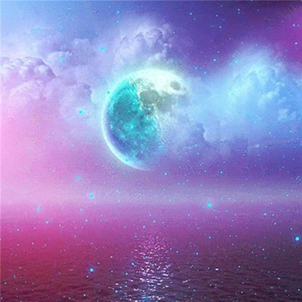 Алмазная картина, новый пейзаж, дерево, 5D DIY, Алмазная вышивка, распродажа, Луна, картины из стразов, мозаика, домашний декор