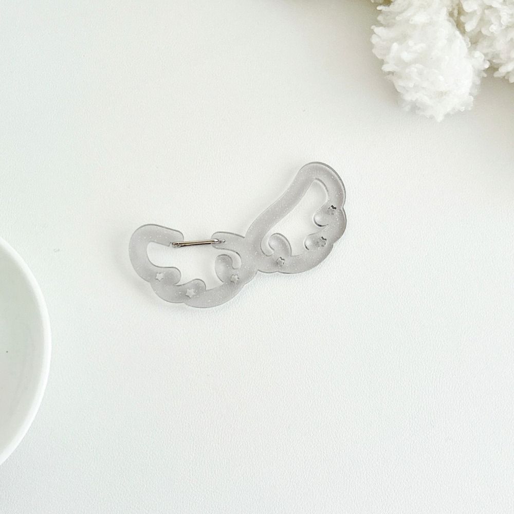 Карабин-брелок конфетного цвета, акриловый брелок-подвеска, новый кулон для рюкзака