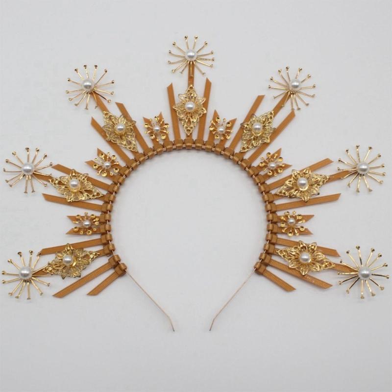 Тиара Корона Ободок Ручная Работа Наборы для Творчества Корона Женский Костюм Повязка на Голову
