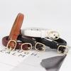 Vintage Style Ladies Jeans Belt Pu Material With Metal Pin Buckle For Use Daily