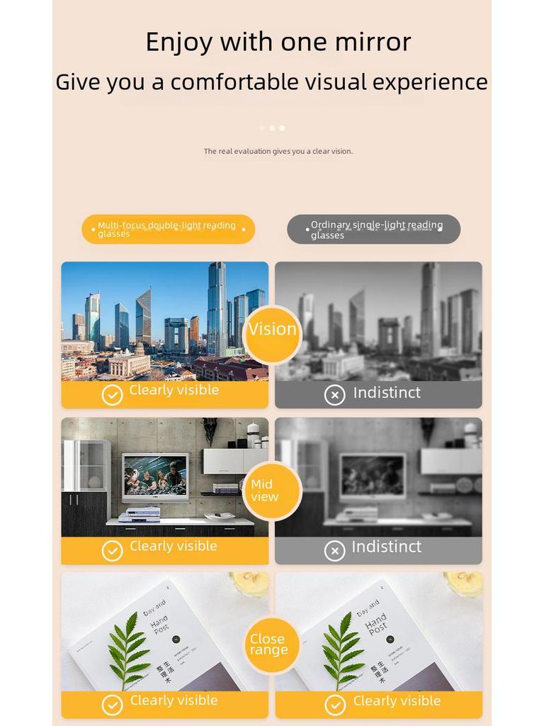 Прогрессивные бифокальные очки высокой четкости с защитой от синего света: Металлическая полуоправа, линзы, меняющие цвет, для ближнего и дальнего зрения для пожилых людей.