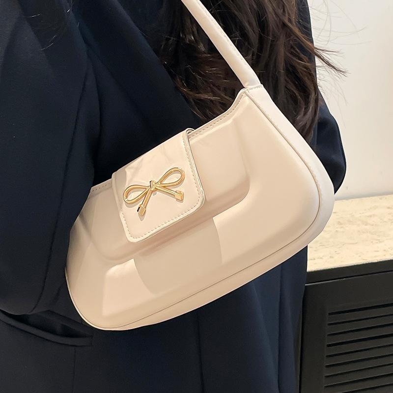 Simple Women's Bag New Korean Style Personalized One-shoulder Armpit Bag Texture Fashionable Commuter Bag Bag Armpit Bag