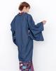 Washable Single Clothes Plain Denim Denim Cover Single Item [KYOETSU] Women's (F(L), Indigo)