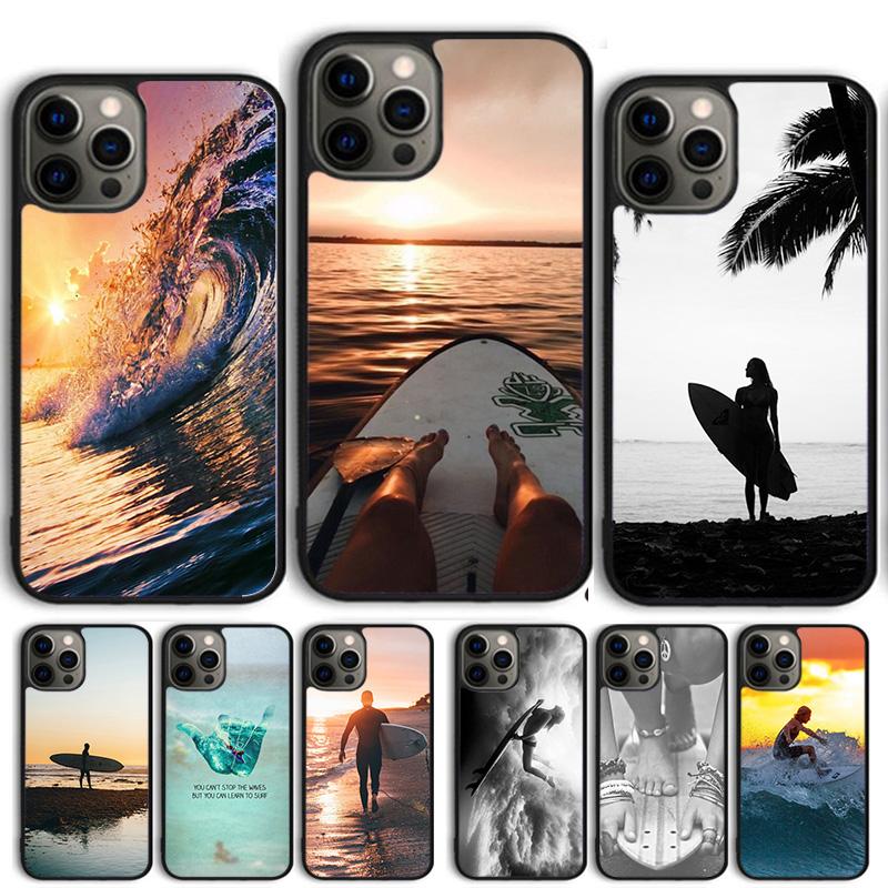 Летний пляжный чехол для телефона с изображением серфборда для iPhone 17 Air 14 15 16 16e 13 12 Max Чехол для iPhone 17 Air 14 11 Pro Max Plus