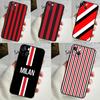 Milan Stylish Stripe Design Phone Case For iPhone 16 15 14 13 12 11 Pro Max Mini X XR XS Max 7 8 Plus Back Cover