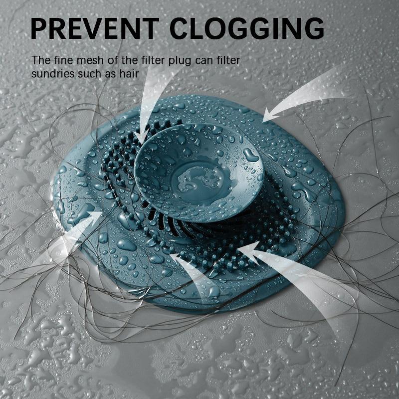 Силиконовая пробка для кухонной раковины, фильтр для душа, сливная крышка, пробка, сито для раковины, слив для пола, ловушка для волос, аксессуары для ванной комнаты