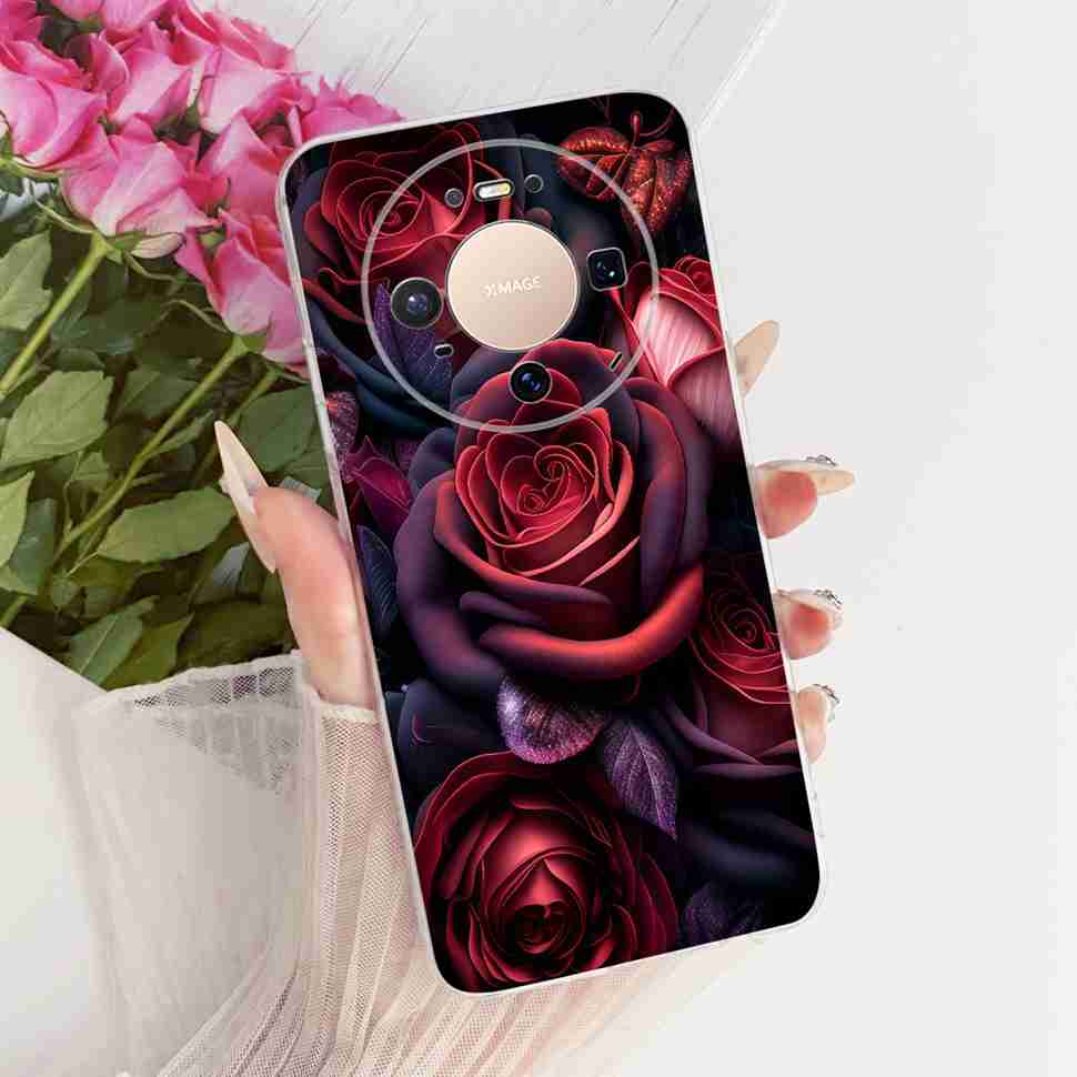 Чехол для Huawei Mate 80 5G 2025 VYG-AL00 Мягкий силиконовый Чехол-крышка с рисунком в виде сердца Для Huawei Mate80 Mate 80 TPU Fundas
