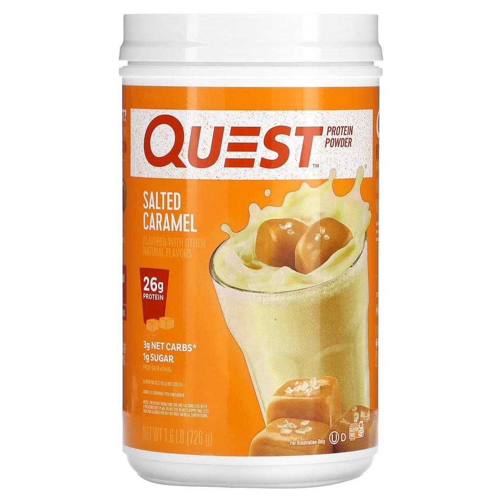 Quest Nutrition Protein Powder, Salted Caramel, 1.6 Lb (726 G)