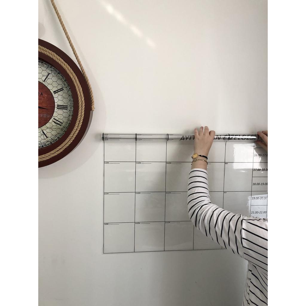 Monthly Planner Smart Paper Board Calendar Writing Board Pen Gift 100x100 Cm