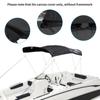 Waterproof and UV Resistant Boat Cover Canvas Yacht Awning Top Cover with Zipper Without Frame Fits
