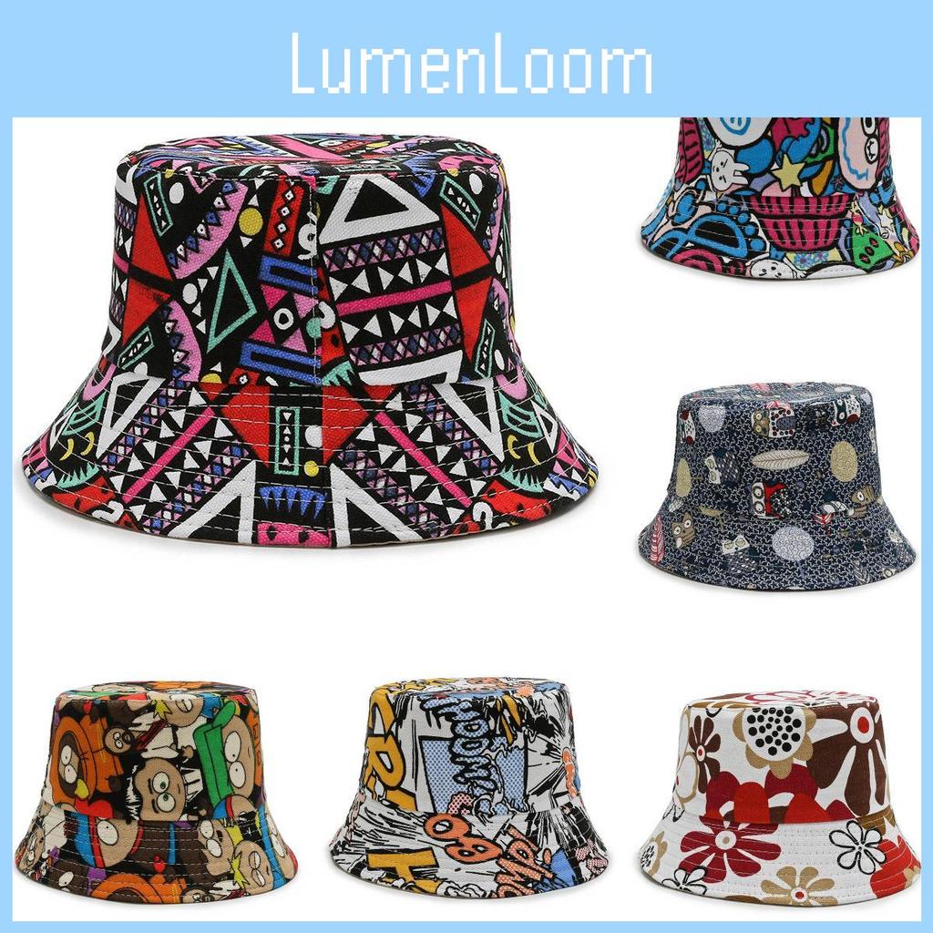 Fisherman Floral Printing Hat Outdoor Sun Protection Bucket Hat Fashion Gift