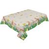 Скатерть с изображением пасхального кролика, яйца, кролика, водонепроницаемая, декор для свадебного стола, дорожка для праздничного торта, цветочный декор для стола