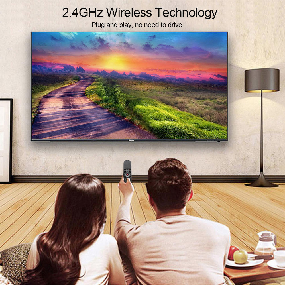 2,4G беспроводной пульт дистанционного управления с воздушной мышью, лазерной указкой, 6 Gxes, гироскопом, презентером для презентации PPT