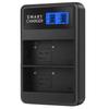 Convenient and Portable BLH1 LCD Double Slot Charger Camera Battery Charger for Olympus EM1 MARKII EM1-2 EM1 Mark 2 EM1