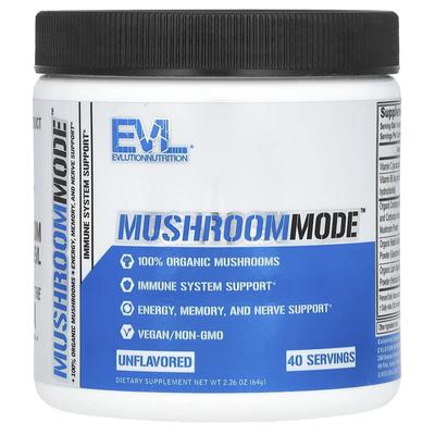 Mushroommode, без вкуса, 64Г(2.26 унции)