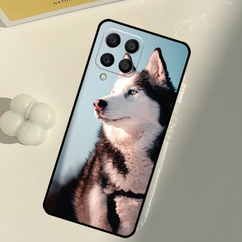 Siberian Husky Sled Dog For Samsung Galaxy M31 M16 M11 M21 M13 M33 M35 M53 M55 M15 M14 M34 M54 M12 M32 M52 M06 Case