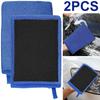 2Pcs Clay Mitt Non-Scratch Fiber Auto Detailing Mitt Car Paint Cleaning Glove Effective Cleaning Clay Decontamination Mitt