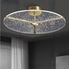 Modern Luxury and Minimalist Ceiling Light, All Copper Household Bedroom and Study Pendant Light