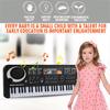 Музыкальный микрофон, 61 клавиша, пианино, электронный портативный инструмент, детская клавиатура, игрушка