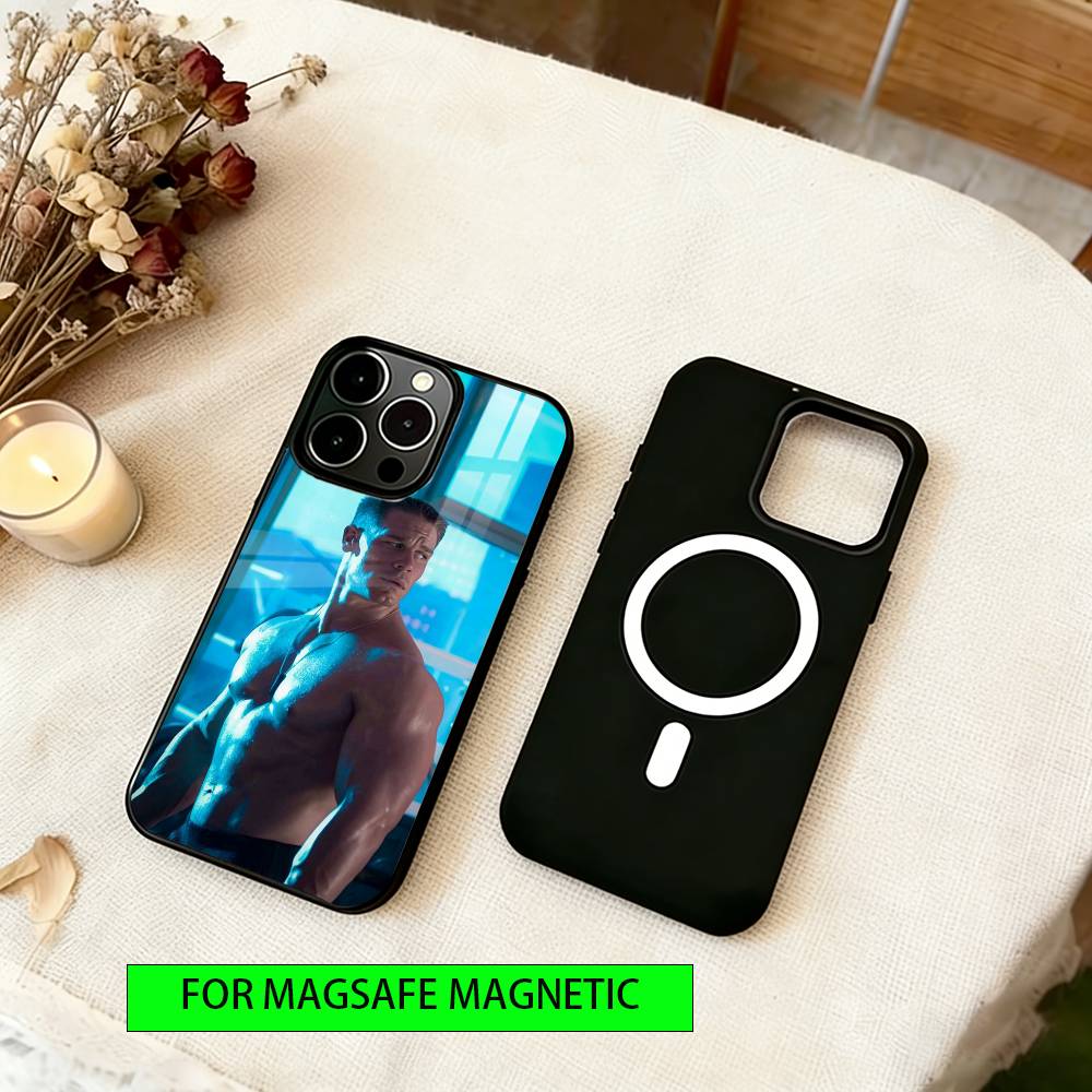 Чехол для телефона рестлера Джона Сины для iPhone17,16,15,14,13,12,11 Plus,Pro Магнитный для Magsafe Беспроводной зарядки