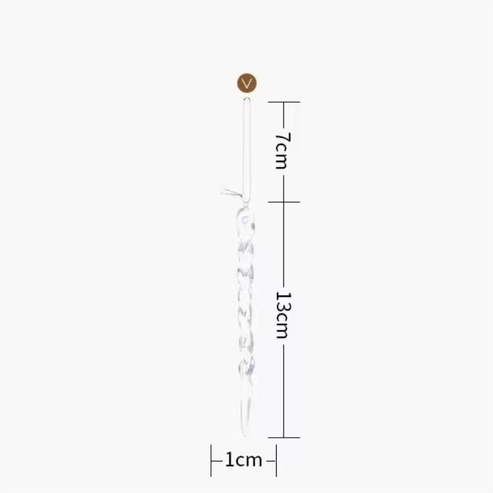 Crystal Clear Christmas Tree Ornaments Creative Party Holiday Decor New Icicle Decorations