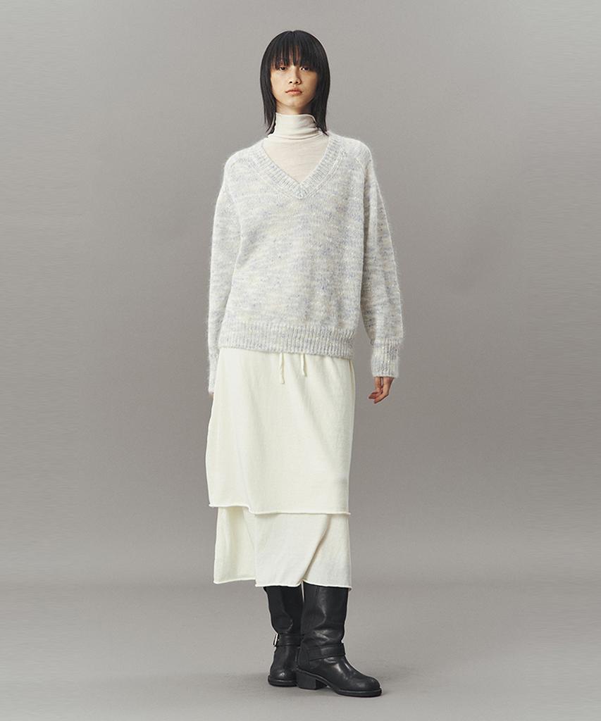 AHWE Mohair V-Neck Sweater_Blue