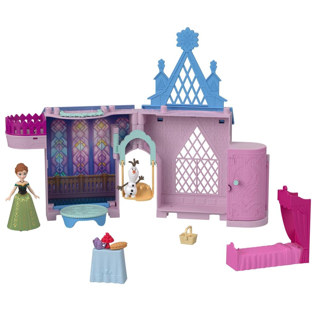 MATTEL Frozen Anna and White White Mini and Accessories Years Old and HLX02 Disney/Frozen Arendelle's (Kasaneru Series! Doll) [Dress-up Doll/castle]