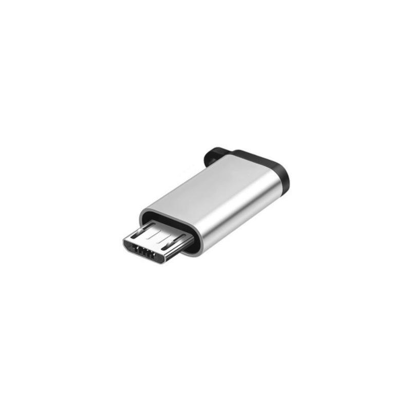 Адаптер для быстрой зарядки и передачи данных Type-C - Micro USB - алюминиевый сплав