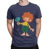 Pumuckl Gives A Beautiful Blue Flower Funny Graphic 100 Cotton Tshirt Pumuckl Tops Tees For Unisex