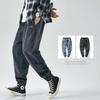 Большие размеры мужские джинсы-джоггеры 6XL 7XL 8XL Уличная одежда Черный Синий Повседневный деним брюки-карго Эластичные хлопковые зауженные джинсы мешковатые брюки