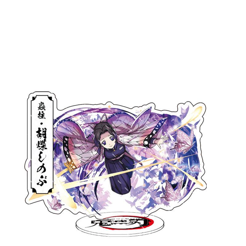 Double Sided New Demon Slayer Acrylic Stand Figures Tanjiro Nezuko Shinobu Giyu Anime Merchandise Collectible Display Decor