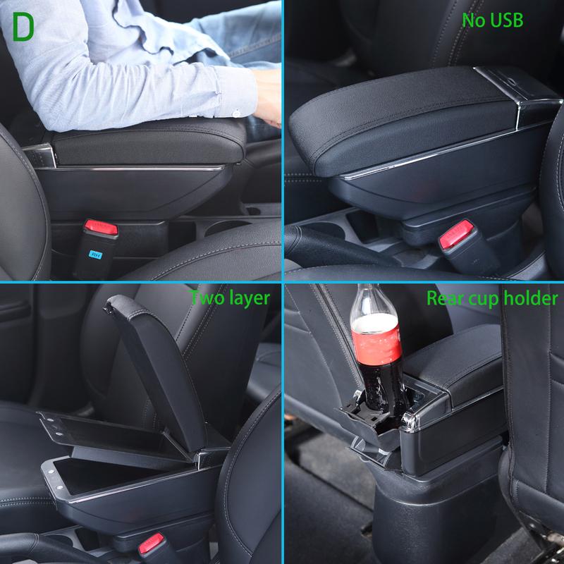 For Renault Duster Armrest For Nissan Terrano 3 Renault Duster Oroc 2012-2018 Car Armrest Box Storage Box parts Car Accessories