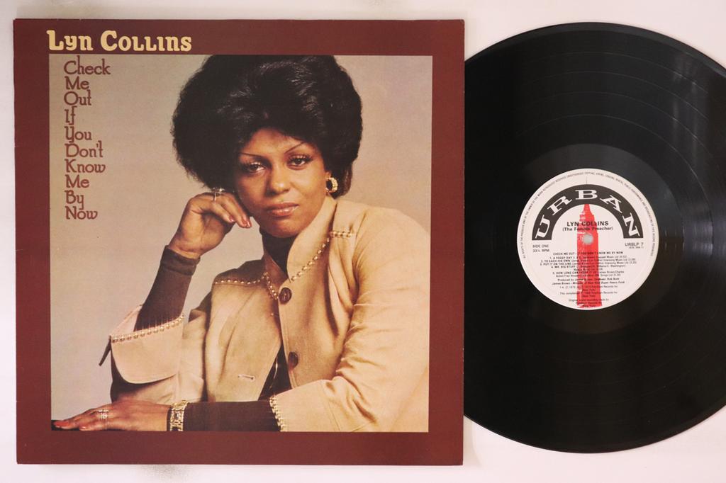 LP Record LYN COLLINS - Check Me Out If You Don't Know Me B URBLP7 URBAN 1988 UK Soul/Funk Used