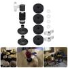 13Pcs Cymbal Replacement Accessories Cymbal Stand Felts and Sleeves with Wing Nuts Washer Drum Key Drum Cymbal Felt Pad