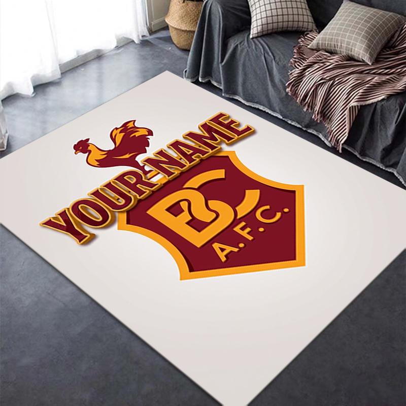 Custom Name Bradford City Afc Carpet Rug For Living Room Bedroom Home Sofa Decorationkids Play Nonslip Floor Mat
