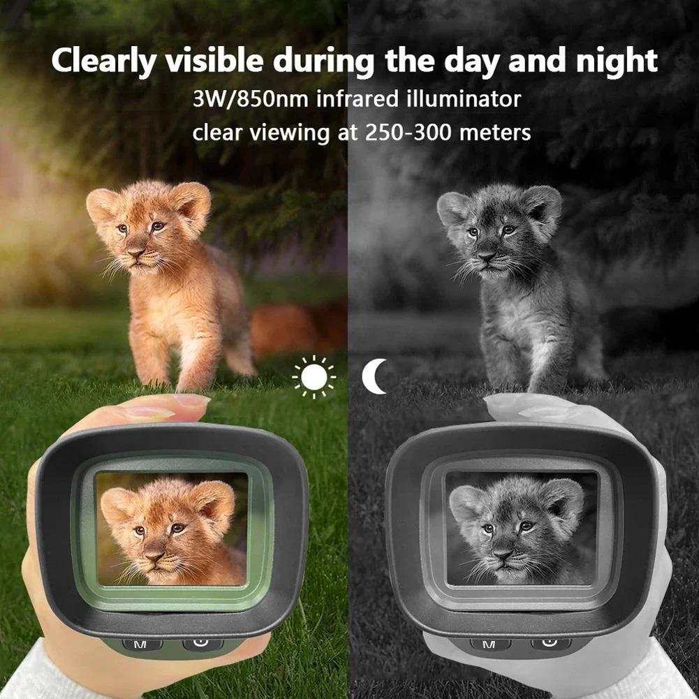 Digital Monocular Night-Vision 40MP 2.5K Infrared Telescope 984ft Night-Vision Distance 6X Optical Magnification 8X Digital Zoom