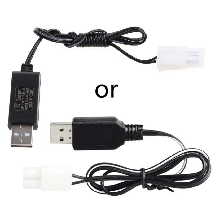 Зарядные устройства USB для аккумуляторов NiMh/NiCd 4,8 В 200 мА с разъемом KET-2P и USB-кабелем