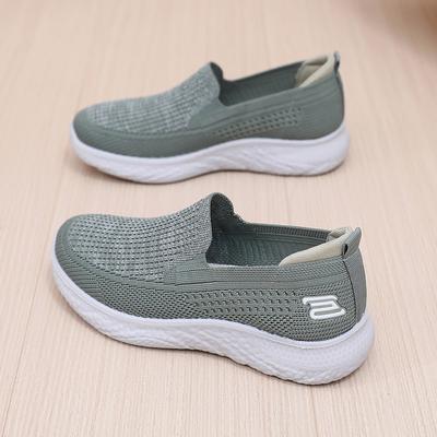 Весна и осень Новые женские легкие и удобные сетчатые туфли дышащие неглубокие кроссовки для ходьбы на один шаг