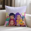 Demon Hunters Kpop Pillowcase Anime Sofa Cushion Cover Cute Decor For Kpop Fans Living Space