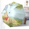 Winnie-the-Pooh, Tigger Automatic Opening and Closing Umbrella, Compact Travel Umbrella, Lightweight and Portable, Suitable for Beach Commut