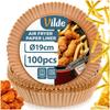 Air Fryer paper round insert 19 cm 100 pcs.