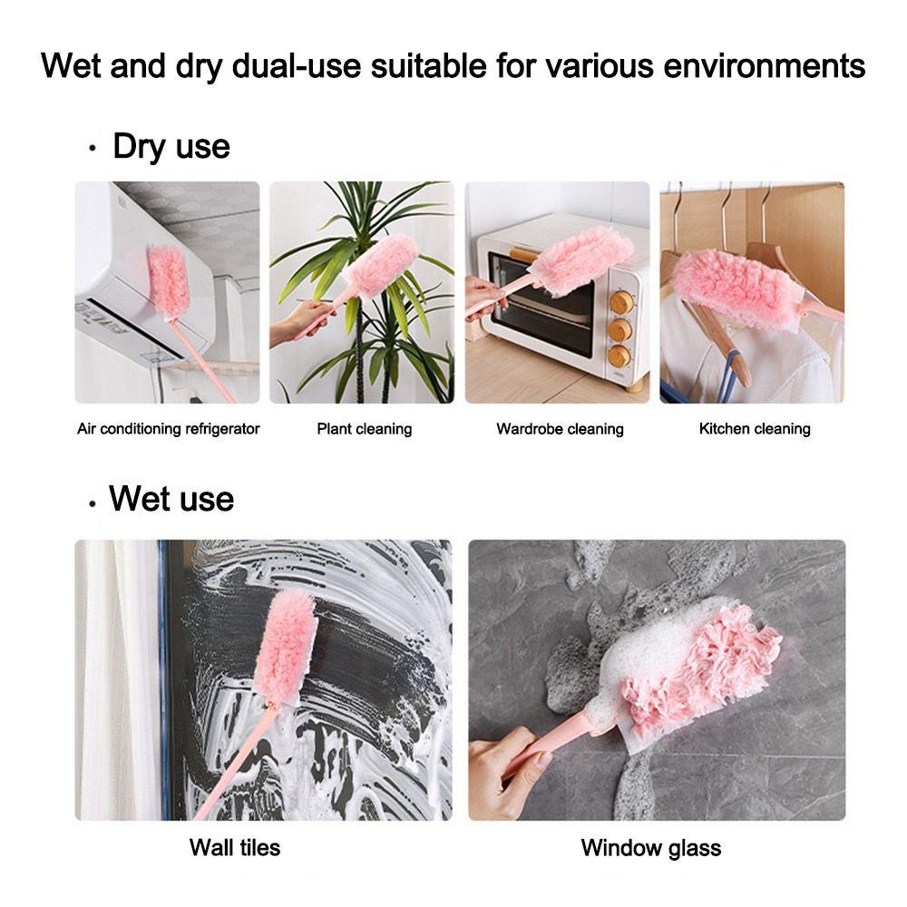 Adjustable Dust Duster Electrostatic Adsorption Household Cleaning Artifact
