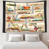 excavator Print Tapestry, Backdrop, Easy Setup, Ideal for Bedroom, Office & Living Room, with Aesthetic Wall Hanging Decor.