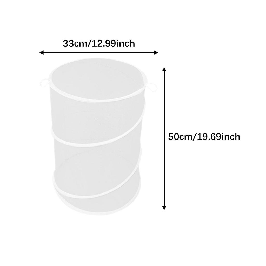 4x Mesh Plant Covers Plant Guards Net 20"H x 13"D Lightweight with Stakes for Raised Bed Multipurpose Protector Mini Greenhouse