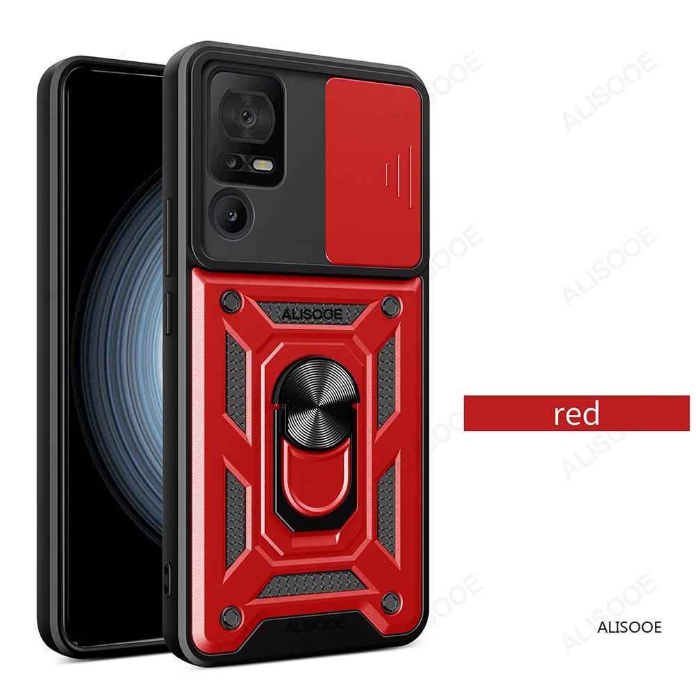 Бронированный чехол для TCL 40 SE, защитный чехол для объектива камеры, кольцо-подставка, чехол для держателя TCL 40 SE, чехол