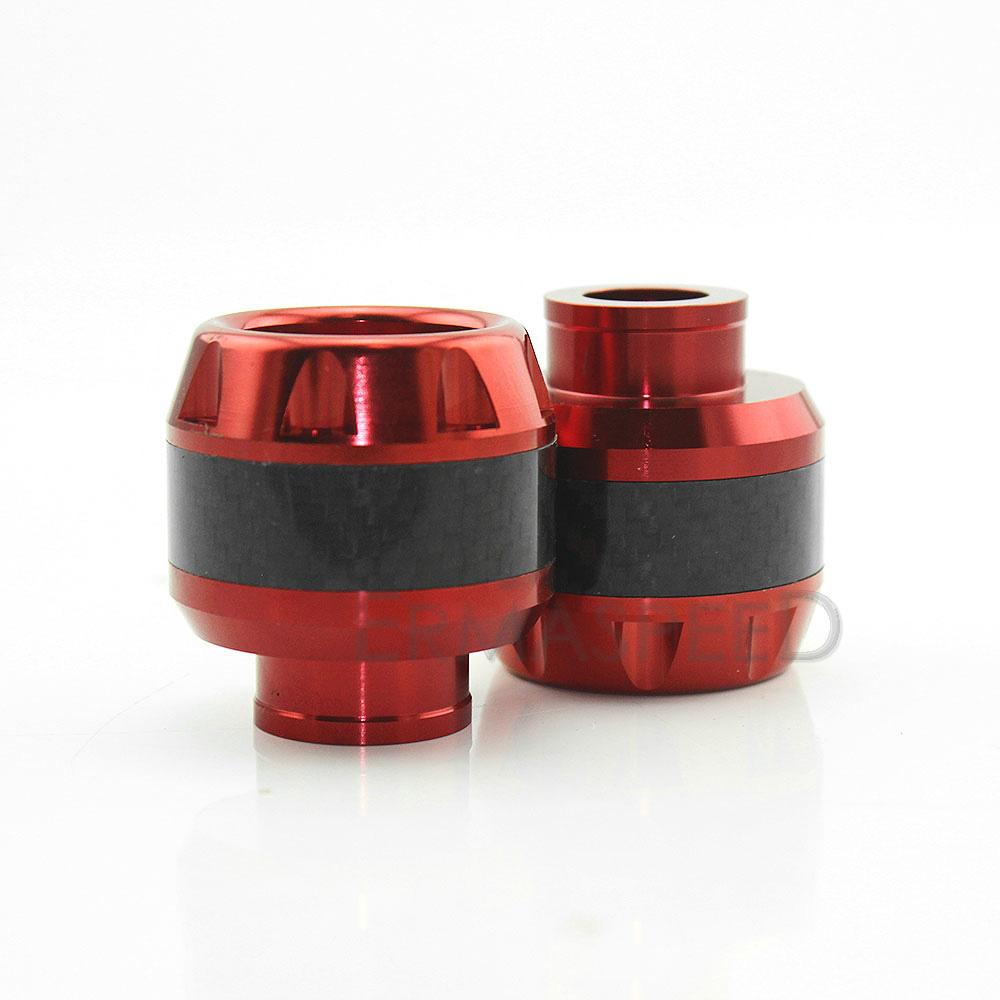 Пара универсальных мотоциклетных аварийных подушек с ЧПУ, алюминиевый защитный чехол для грязи, велосипеда, рама для мотокросса, слайдер для мотоцикла, спорта