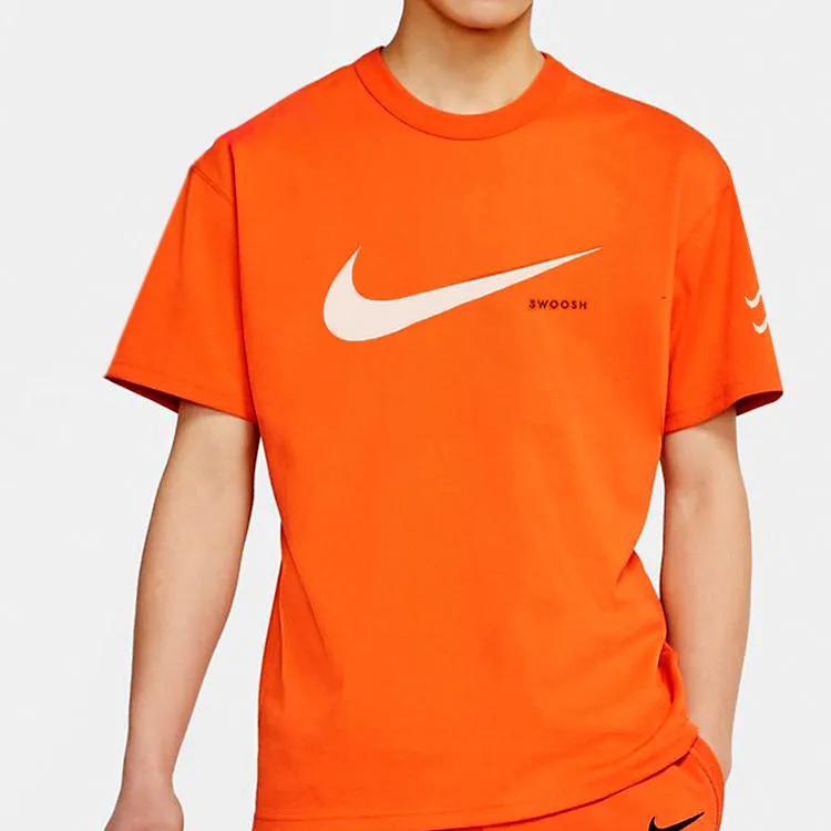 Nike Set-in Sleeve T-Shirt Men's Orange Red (Unisex) T-Shirts DB5858 891